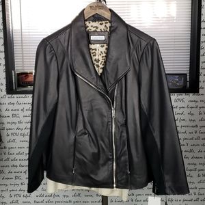 💥NEW💥 Calvin Klein Black Soft Leather Jacket